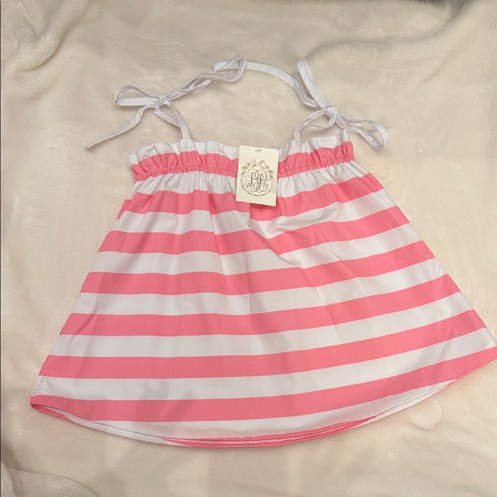 The Beaufort Bonnet Company Pink and White Striped Camisole